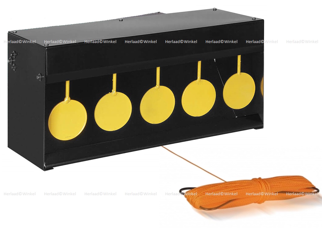 Gamo PELLET TRAP 5 TARGET BOX Silhouette Schietkast met 5 Kantel Schijven